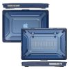 Противоударный чехол с подставкой CasePro Hard Shell Case Navy для MacBook Air 15" M2 | M3 (2023 | 2024)