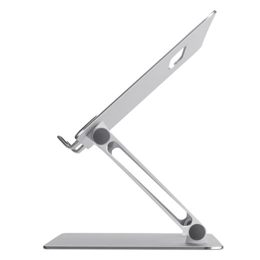 Алюмінієва підставка CasePro Laptop Stand with Air-cooled Ventilated Silver для MacBook