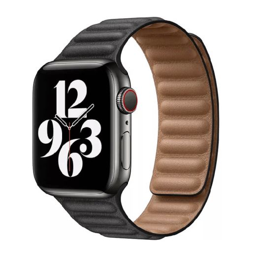 Шкіряний ремінець CasePro Leather Link Midnight для Apple Watch 42mm | 41mm | 40mm | 38mm