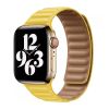 Шкіряний ремінець CasePro Leather Link Yellow для Apple Watch 42mm | 41mm | 40mm | 38mm