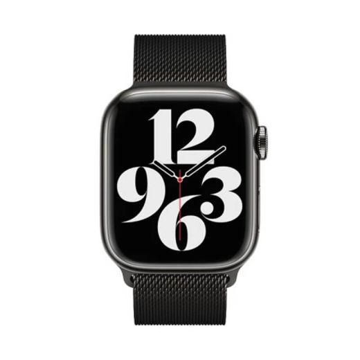 Металлический ремешок CasePro Milanese Loop Black для Apple Watch 41mm | 40mm | 38mm