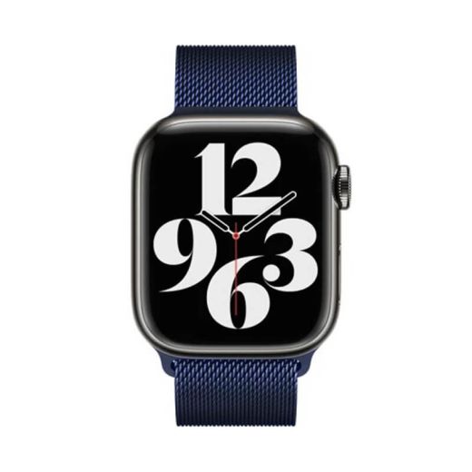 Металлический ремешок CasePro Milanese Loop Blue для Apple Watch 41mm | 40mm | 38mm