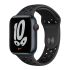 Силиконовый ремешок CasePro Nike Sport Band Anthracite | Black для Apple Watch 41mm | 40mm | 38mm