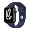 Силиконовый ремешок CasePro Nike Sport Band Midnight Navy | Mystic Navy для Apple Watch 42mm | 41mm | 40mm | 38mm