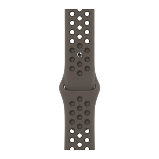 Силіконовий ремінець CasePro Nike Sport Band Olive Gray | Cargo Khaki для Apple Watch 42mm | 41mm | 40mm | 38mm