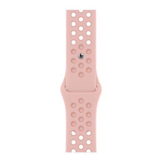 Силиконовый ремешок CasePro Nike Sport Band Pink Oxford | Rose Whisper для Apple Watch 41mm | 40mm | 38mm