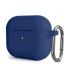 Силиконовый чехол с карабином CasePro Silicone Case Midnight Blue для AirPods Pro 2 (2022)