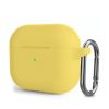 Силиконовый чехол с карабином CasePro Silicone Case Yellow для AirPods Pro 2 (2022)