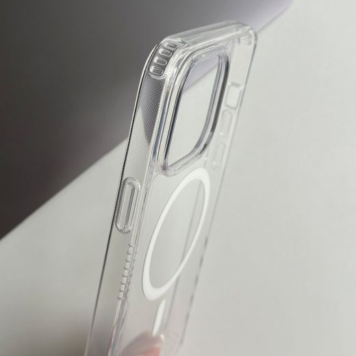 Чехол CasePro Protected Transparent Crystal для iPhone 15 Pro