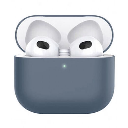 Силиконовый чехол CasePro Protection Ultra Slim Grey для AirPods 3