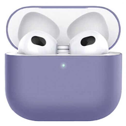 Силіконовий чохол CasePro Protection Ultra Slim Lavender Gray для AirPods 3