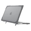 Протиударний чохол-накладка CasePro Protective Cover with Fold Kickstand Grey для MacBook Pro 16" M1 | M2 | M3 | M4 (2021 | 2022 | 2023 | 2024)