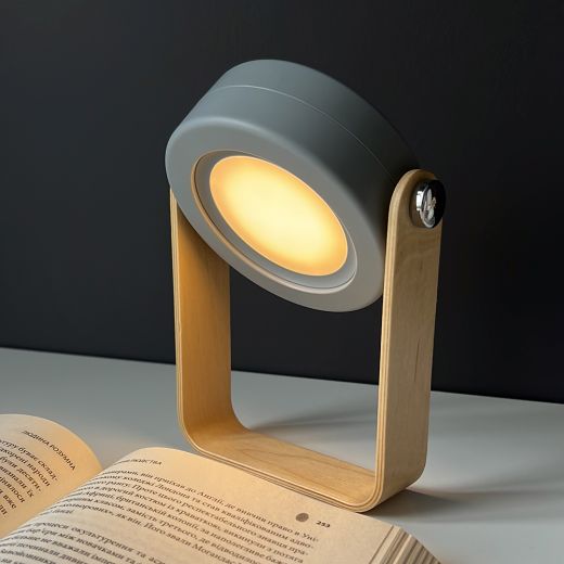 Світлодіодний настільний світильник, нічник CasePro Retractable Lantern Lamp Grey