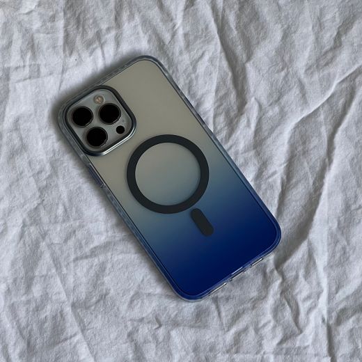 Чохол CasePro Shield Gradient with MagSafe Blue для iPhone 13 Pro