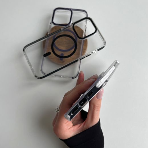 Чохол CasePro Shield Metal with MagSafe White для iPhone 14 Pro