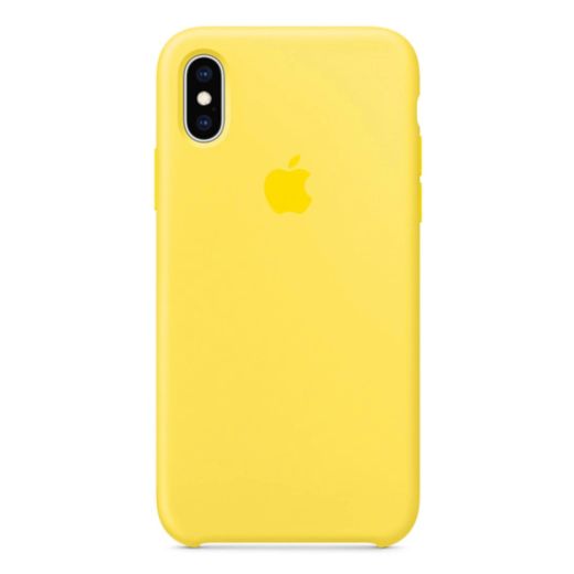 Чохол CasePro Silicone Case Original Canary Yellow для Apple iPhone XS Max