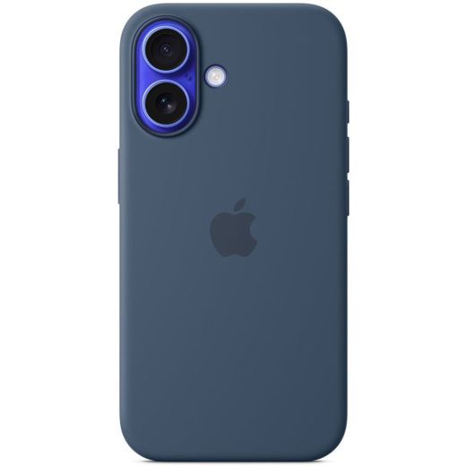 Силиконовый чехол CasePro Silicone Case with MagSafe (Camera Control) Denim для iPhone 16
