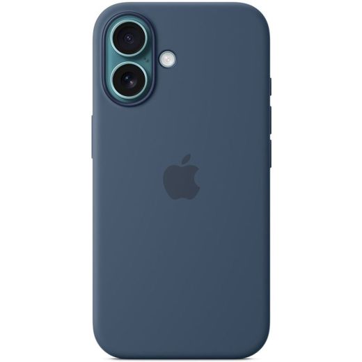Силиконовый чехол CasePro Silicone Case with MagSafe (Camera Control) Denim для iPhone 16