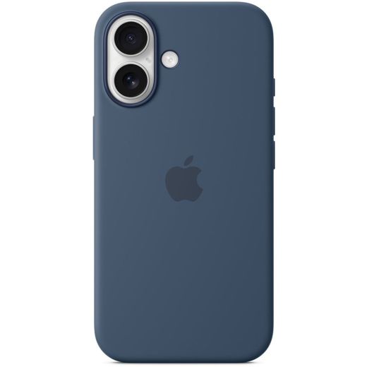 Силиконовый чехол  CasePro Silicone Case with MagSafe Denim для iPhone 16