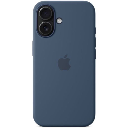 Силиконовый чехол CasePro Silicone Case with MagSafe (Camera Control) Denim для iPhone 16