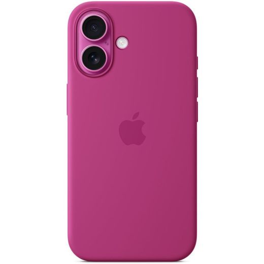 Силіконовий чохол CasePro Silicone Case with MagSafe (Camera Control) Fuchsia для iPhone 16
