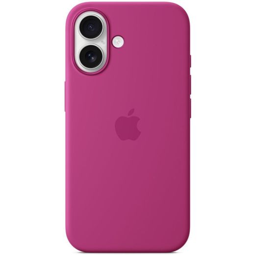 Силіконовий чохол CasePro Silicone Case with MagSafe (Camera Control) Fuchsia для iPhone 16