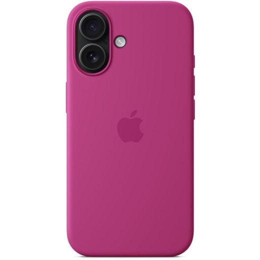 Силіконовий чохол CasePro Silicone Case with MagSafe (Camera Control) Fuchsia для iPhone 16