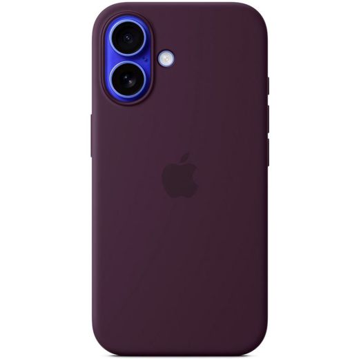 Силиконовый чехол CasePro Silicone Case with MagSafe (Camera Control) Plum для iPhone 16