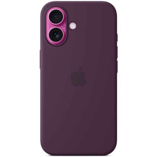 Силиконовый чехол CasePro Silicone Case with MagSafe (Camera Control) Plum для iPhone 16