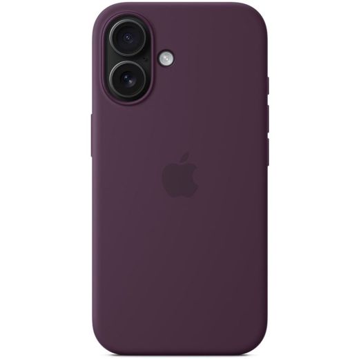 Силиконовый чехол CasePro Silicone Case with MagSafe (Camera Control) Plum для iPhone 16