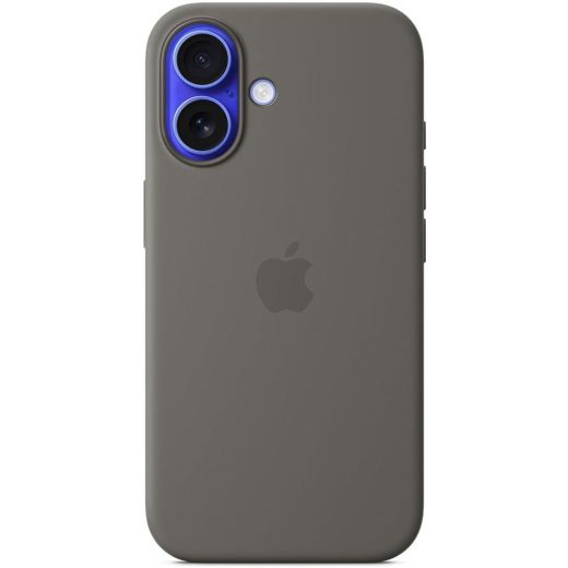 Силиконовый чехол CasePro Silicone Case with MagSafe (Camera Control) Stone Gray для iPhone 16