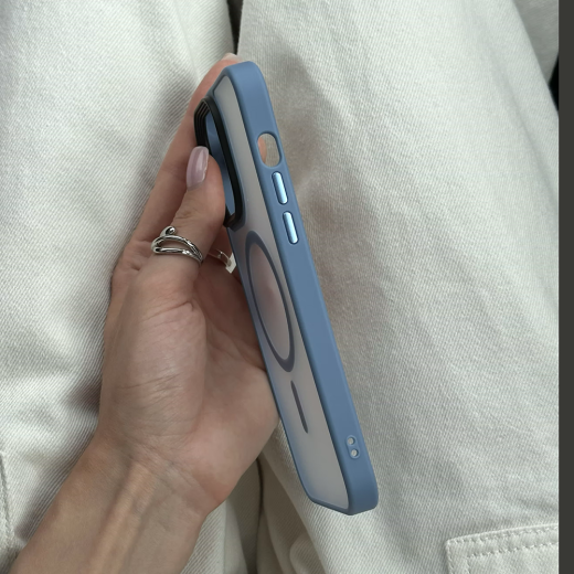 Чохол CasePro Skin Guard with MagSafe Blue для iPhone 13 Pro Max