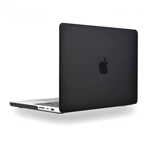 Пластиковый чехол CasePro Soft Touch Matte Black для MacBook Pro 14" M1 | M2 | M3 | M4 (2021 | 2022 | 2023 | 2024)