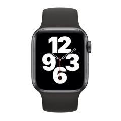 Силиконовый ремешок CasePro Solo Loop Black Size S для Apple Watch 41mm | 40mm | 38mm