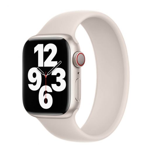 Силіконовий ремінець CasePro Solo Loop Starlight Size L для Apple Watch 45mm | 44mm | 42mm