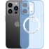 Ультратонкий чехол CasePro Ultra Thin MagSafe с защитой камеры Blue для iPhone 13 Pro