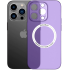 Ультратонкий чехол CasePro Ultra Thin MagSafe с защитой камеры Purple для iPhone 14 Pro Ультратонкий чехол CasePro Ultra Thin MagSafe с защитой камеры Purple для iPhone 14 Pro