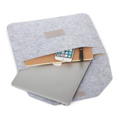 Чехол из войлока CasePro Voground Light Grey для MacBook Pro 16" M1 | M2 | M3 | M4 (2021 | 2022 | 2023 | 2024) | Air 15" M4 | M3 | M2 (2025 | 2024 | 2023)