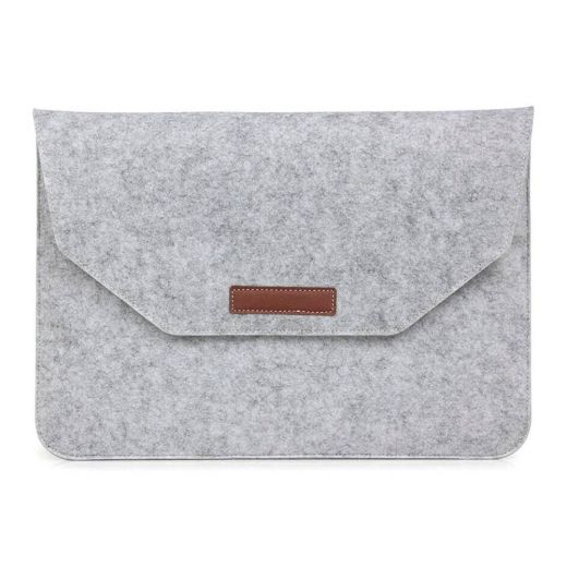 Чохол із повсті CasePro Voground Light Grey для MacBook Pro 16" M1 | M2 | M3 | M4 (2021 | 2022 | 2023 | 2024) | Air 15" M4 | M3 | M2 (2025 | 2024 | 2023)