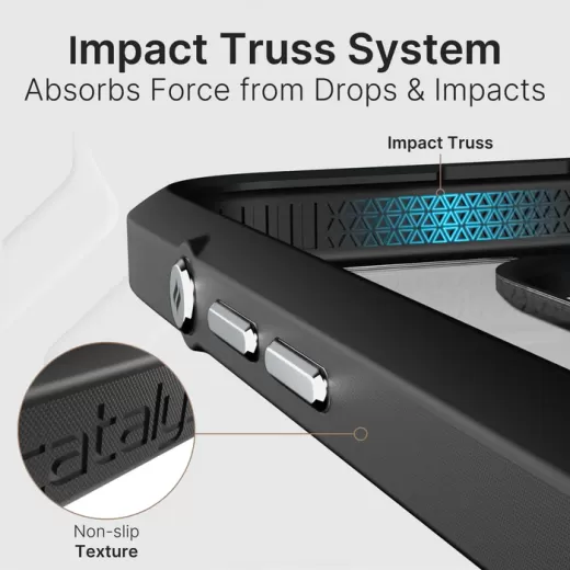 Противоударный прозрачный чехол Catalyst Influence Case Clear для iPhone 16 Pro Max