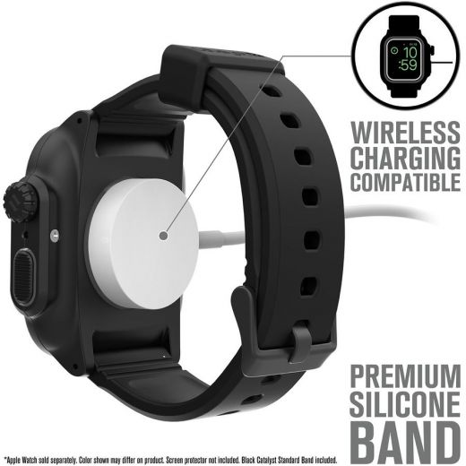 Ремешок Catalyst Waterproof Stealth Black для Apple Watch (45mm | 44mm)