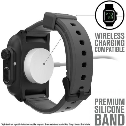 Ремешок Catalyst Waterproof Black/Gray для Apple Watch (45mm | 44mm)