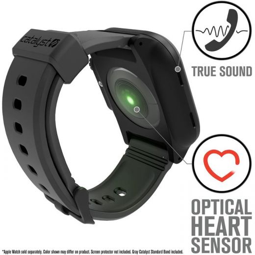 Ремешок Catalyst Waterproof Black/Gray для Apple Watch (45mm | 44mm)