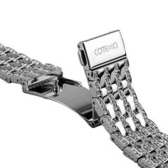 Ремешок COTEetCI W4 Magnificent Silver для Apple Watch 38/40mm