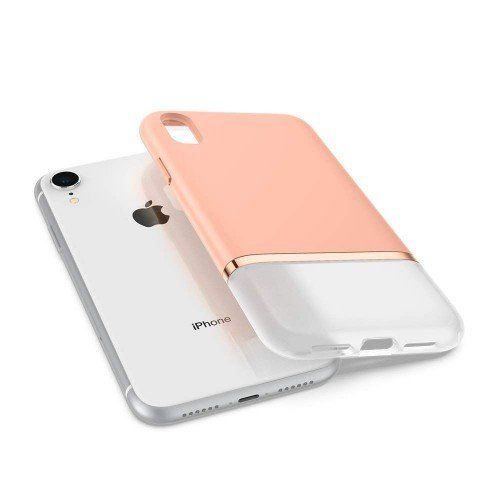 Чехол Spigen La Manon Jupe Milk Peach для iPhone XR