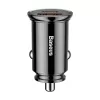 Автомобильное зарядное устройство Baseus Circular Plastic A+C 30W PPS Car Charger Black (CCALL-YS01)