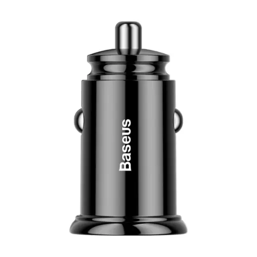 Автомобильное зарядное устройство Baseus Circular Plastic A+C 30W PPS Car Charger Black (CCALL-YS01)