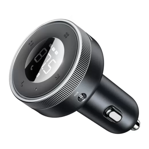 Автомобильное зарядное устройство с FM-модулятором Baseus Enjoy Car Wireless MP3 Charger (Wireless 5.0+5V/3.4A) Black (CCLH-01)