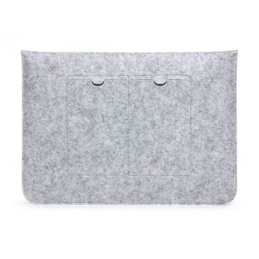 Чехол из войлока CasePro Voground Light Grey для MacBook 13.6" M4 | M3 | M2 (2025 | 2024 | 2022) | Air 13 "| Pro 13"