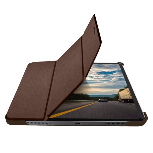 Чехол Macally Smart Folio Brown (BSTANDPRO4L-BR) для iPad Pro 12.9" (2018-2020)